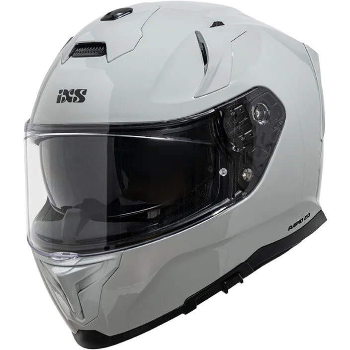 Casco Moto Integrale iXS RAPID 2.0 Lucido Grigio Spedizione Espresso