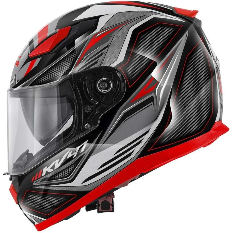 Prezzo Basso Casco Moto Integrale Kappa KV-41 Figther Nero Rosso