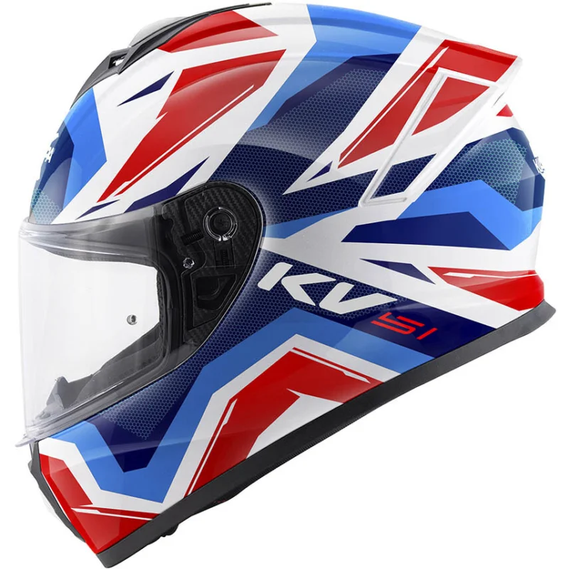 Miglior Prezzo Casco Moto Integrale Kappa KV51 INSERT Bianco Lucido Rosso Blu