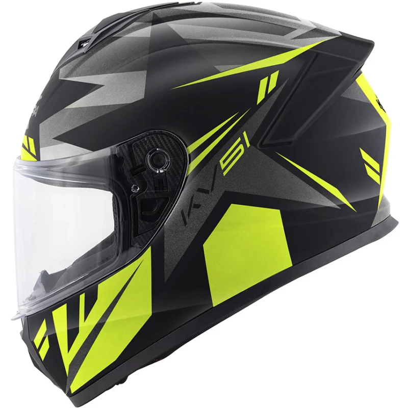 Casco Moto Integrale Kappa KV51 ZENITH Nero Titanio Giallo Scelto Dai Clienti