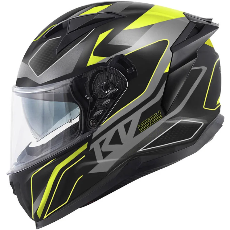 Prezzo Conveniente Casco Moto Integrale Kappa KV52 ATLANTIC Nero Grigio Titanio Giallo Fluo