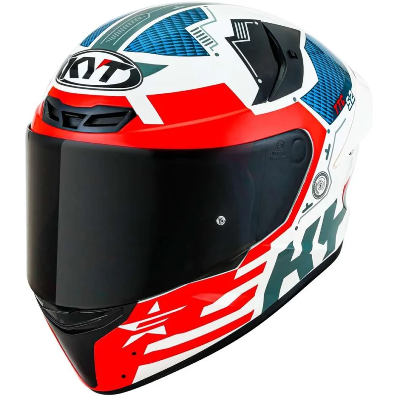 Sconto Casco Moto Integrale Kyt TT-COURSE FUSELAGE Rosso