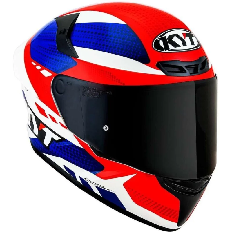 Subito Disponibile Casco Moto Integrale Kyt TT-REVO GEAR Blu Rosso