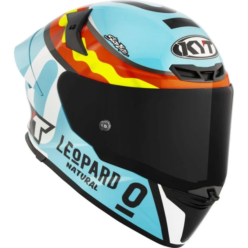 Spedizione Espresso Casco Moto Integrale Kyt TT-REVO LEOPARD REPLICA SPAINARD