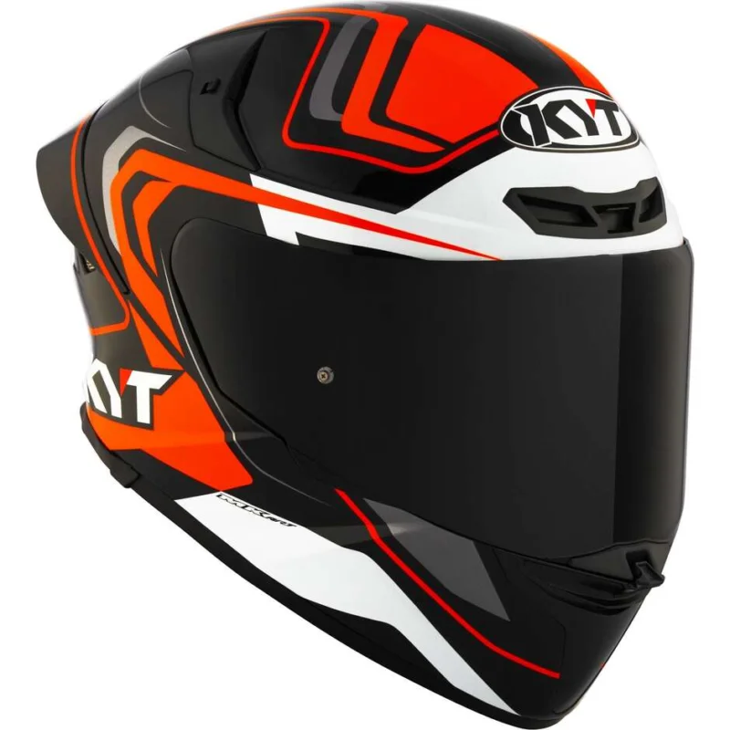 Promozione Esclusiva Casco Moto Integrale Kyt TT-REVO OVERTECH Nero Arancio