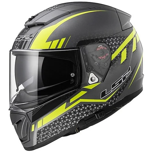 Sconto Casco Moto IntegraleLS2 FF390 Breacker Doppia Visiera Split Matt Titanio