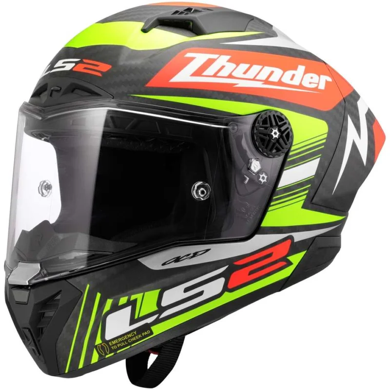 Promozione Esclusiva Casco Moto Integrale LS2 FF805 THUNDER GP AERO REPLICA Nero