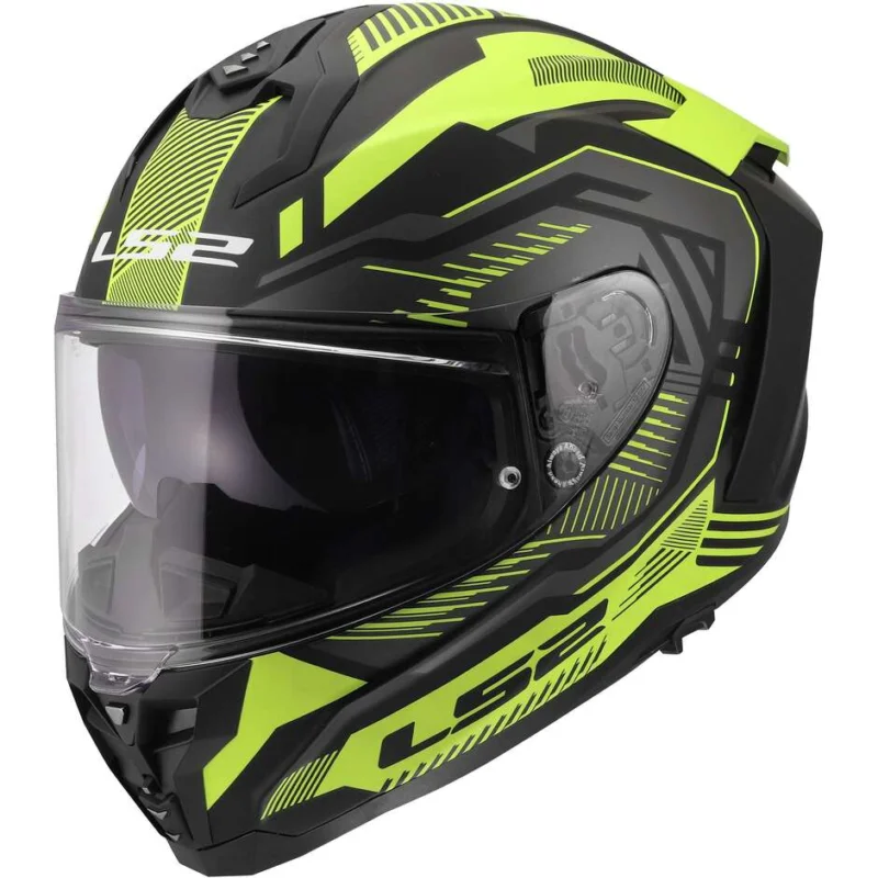 Subito Disponibile Casco Moto Integrale LS2 FF817 CHALLENGER II DRAVIX Giallo Fluo