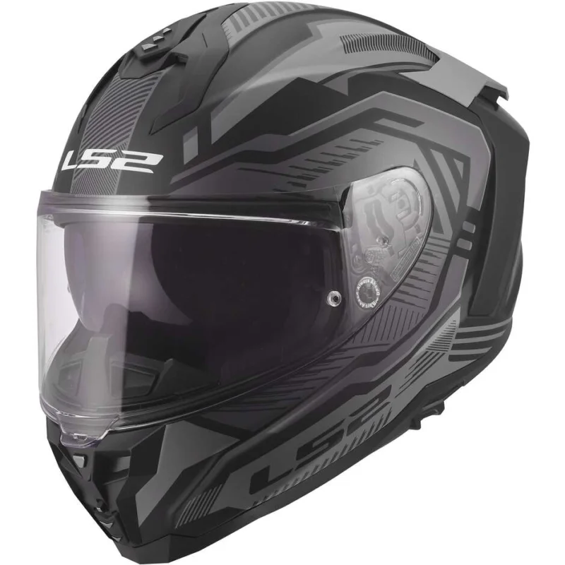 Casco Moto Integrale LS2 FF817 CHALLENGER II DRAVIX Grigio Ultimissimo Modello