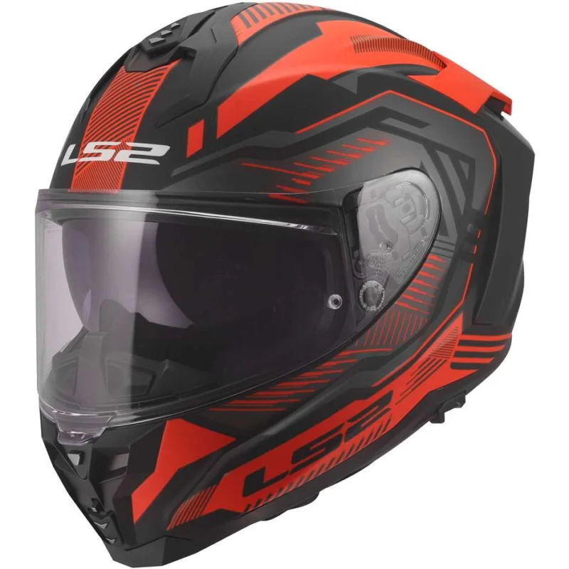 A Buon Prezzo Casco Moto Integrale LS2 FF817 CHALLENGER II DRAVIX Rosso