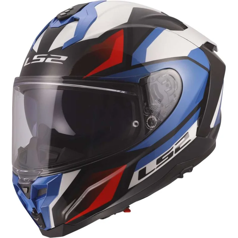 Casco Moto Integrale LS2 FF817 CHALLENGER II VIPER Bianco Blu Rosso Spedito Oggi