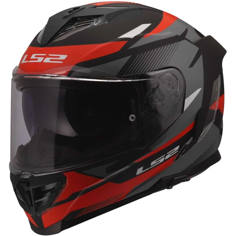 Affare Casco Moto Integrale LS2 FF818 STORM III KOMAI Nero Rosso