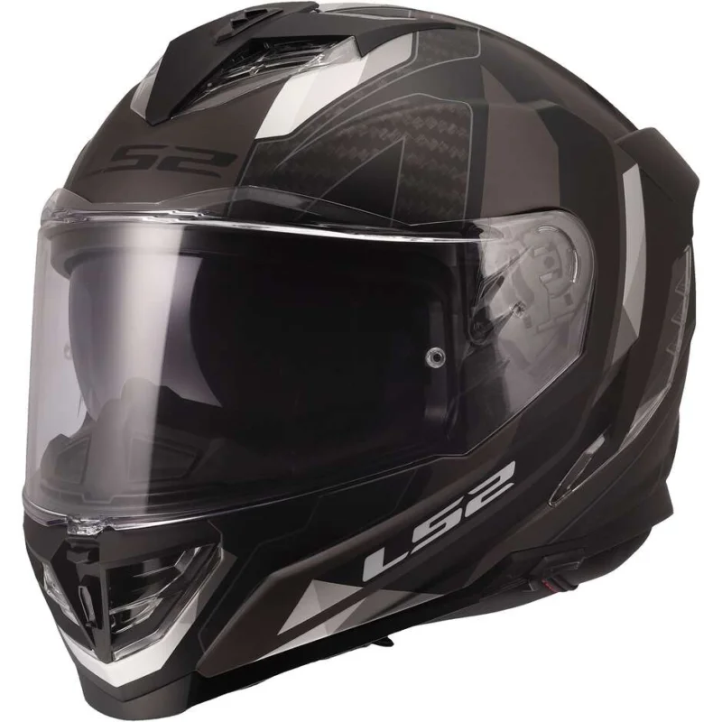 Promo Stagionale Casco Moto Integrale LS2 FF818 STORM III SPORTY Nero Grigio