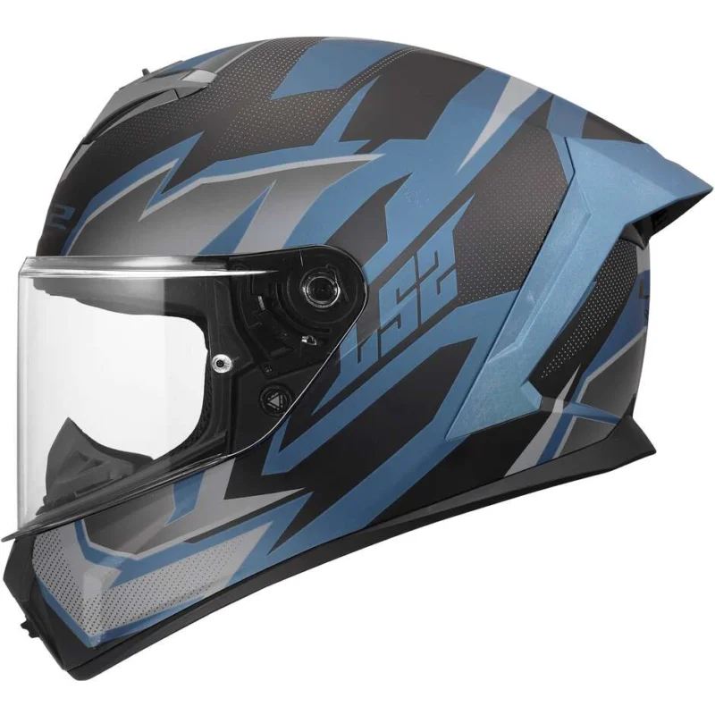 Casco Moto Integrale LS2 FF820 RAPID III XTREM Nero Blu Petrolio Nuova Collezione