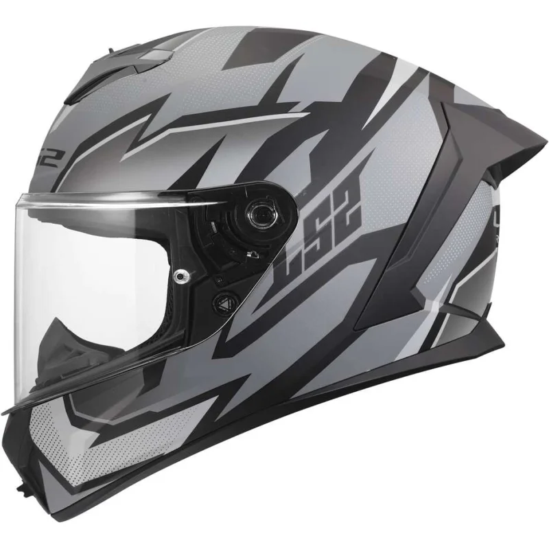 Casco Moto Integrale LS2 FF820 RAPID III XTREM Nero Grigio Scelto Dai Clienti