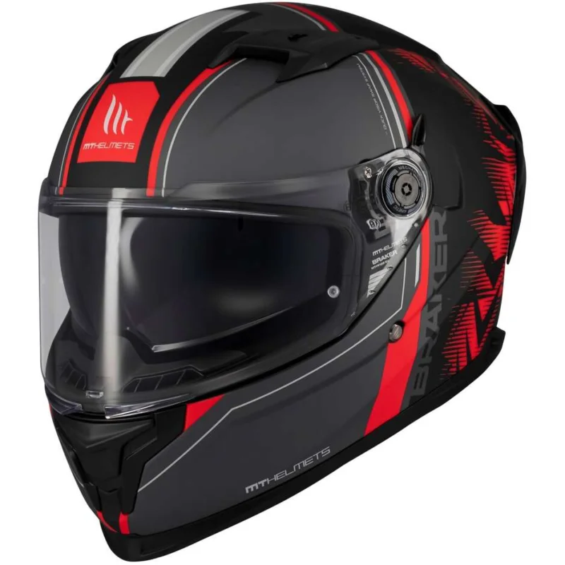 Casco Moto Integrale Mt Helmets BRAKER SV CHARM B5 Opaco Non Perdere