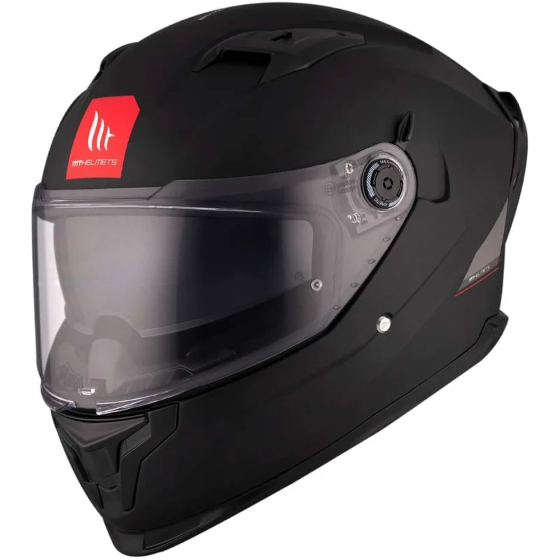 Solo Oggi Casco Moto Integrale Mt Helmets BRAKER SV SOLID A1 Opaco Nero Opaco