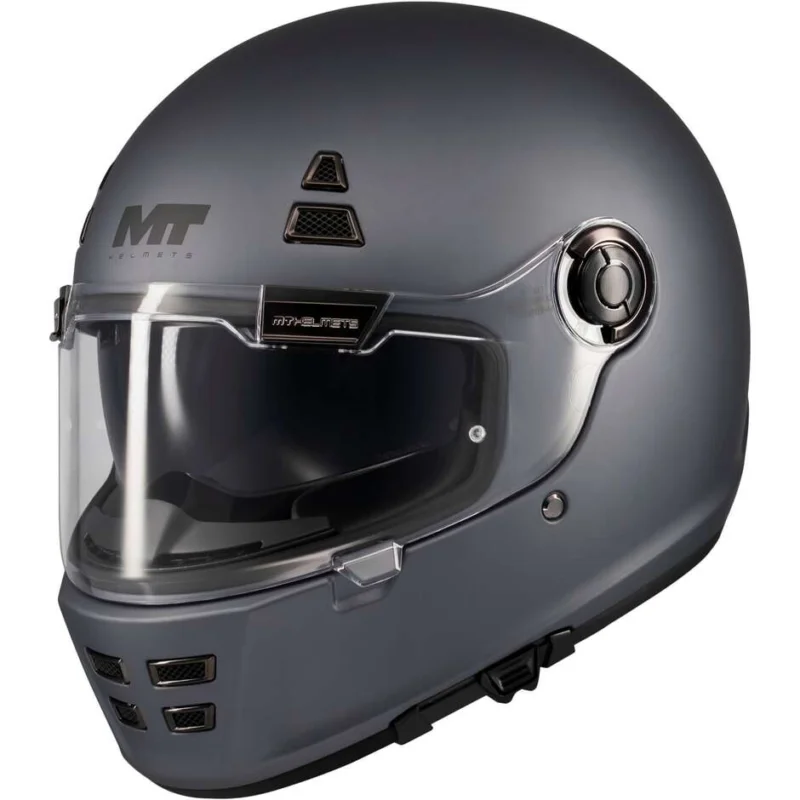 Novità Casco Moto Integrale Mt Helmets JARAMA SV PURE A2 Titanio Opaco