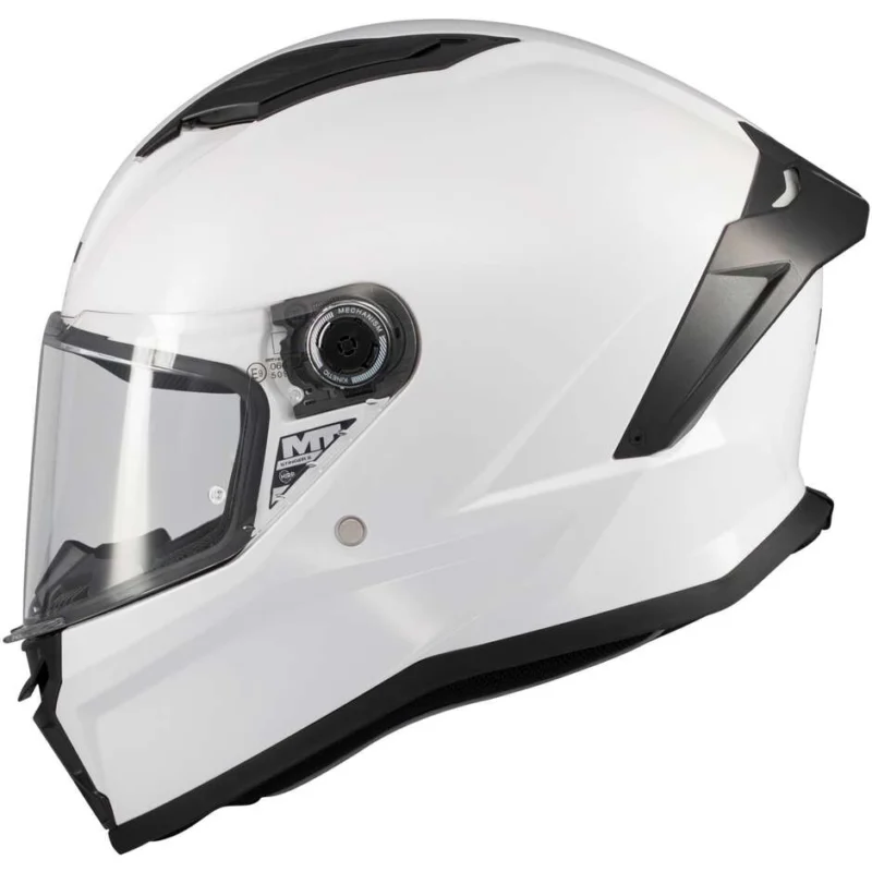 Compra Oggi Stesso Casco Moto Integrale Mt Helmets STINGER 2 PURE A0 Bianco Perla Lucido