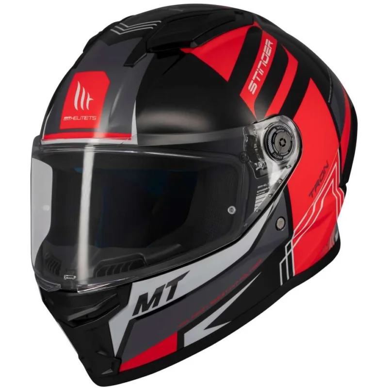 Scelto Dai Clienti Casco Moto Integrale Mt Helmets STINGER 2 TRON B15 Lucido
