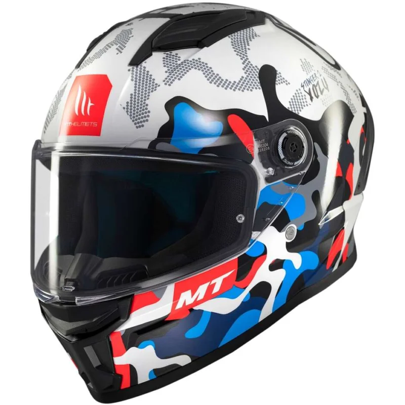 Must-Have Casco Moto Integrale Mt Helmets STINGER 2 YOZU A7 Lucido