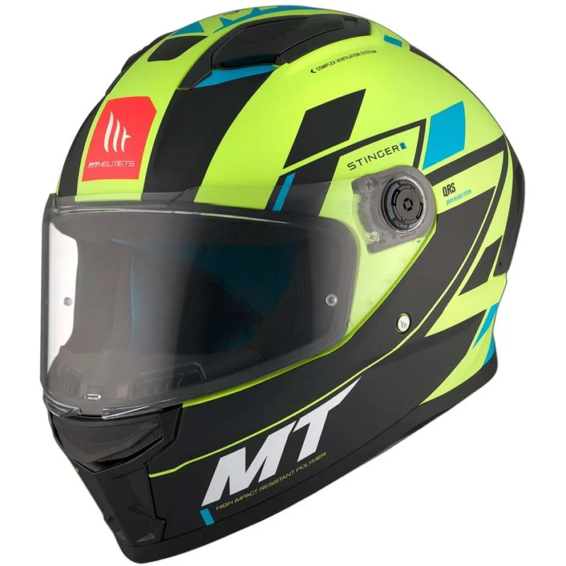 Casco Moto Integrale Mt Helmets STINGER 2 ZIVZE C3 Opaco Più Venduto