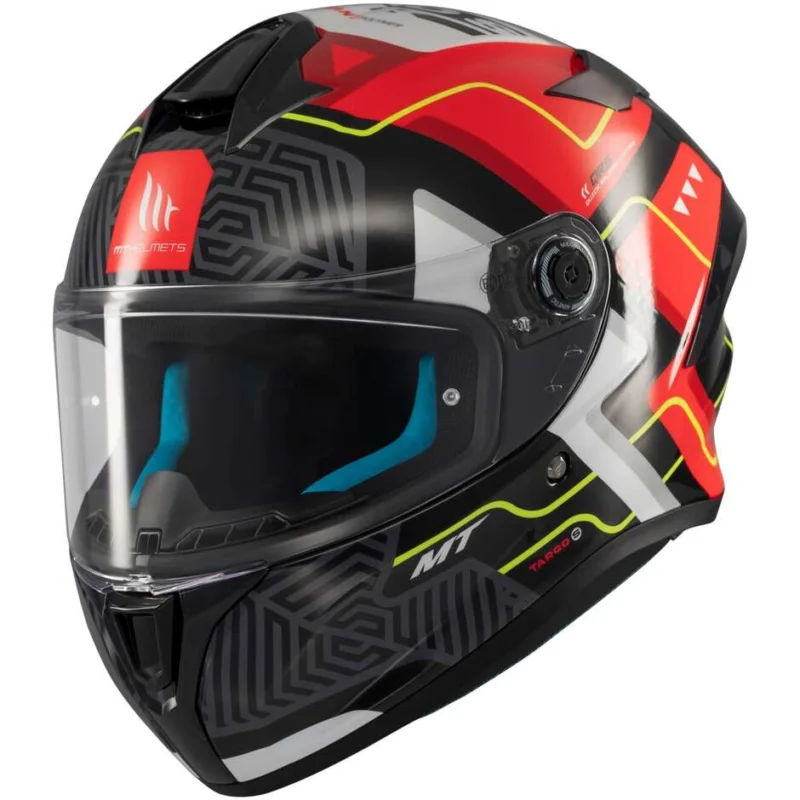 Casco Moto Integrale Mt Helmets TARGO S BRIK C5 Lucido Offerta Limitata