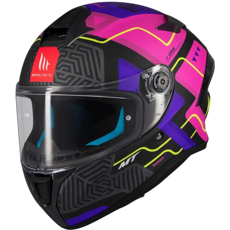 Consegna Rapida Casco Moto Integrale Mt Helmets TARGO S BRIK C8 Opaco