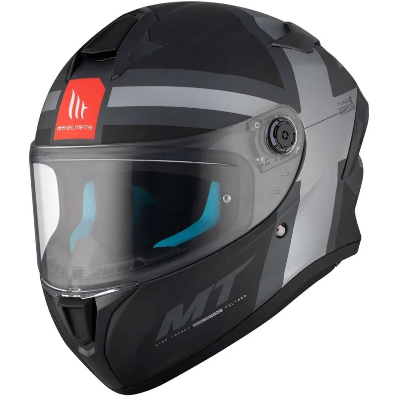 Non Perdere Casco Moto Integrale Mt Helmets TARGO S BRITAIN C2 Opaco