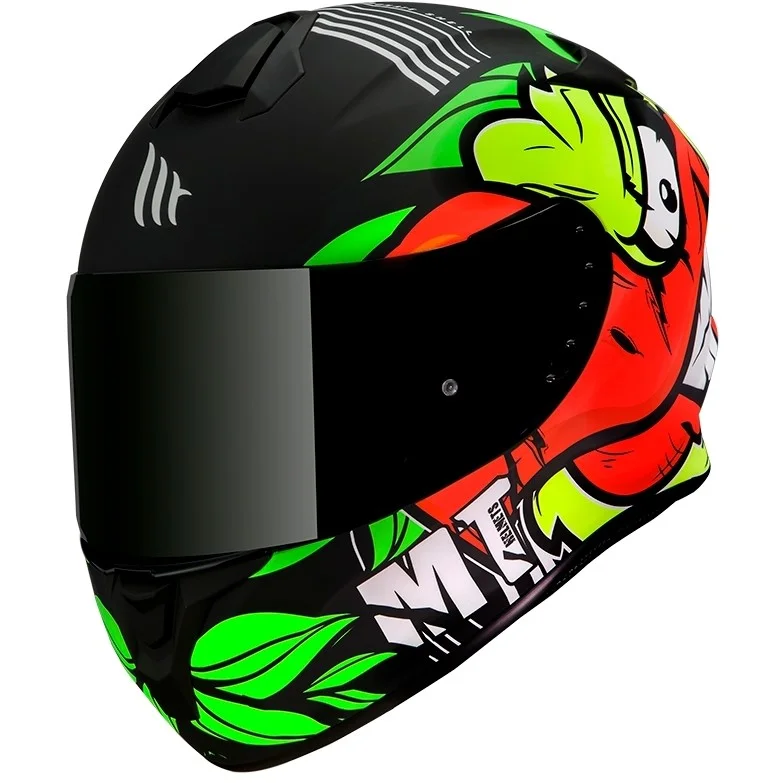 Casco Moto Integrale MT Helmets TARGO TRUCKA2 Nero Opaco Giallo Fluo Compra Oggi Stesso