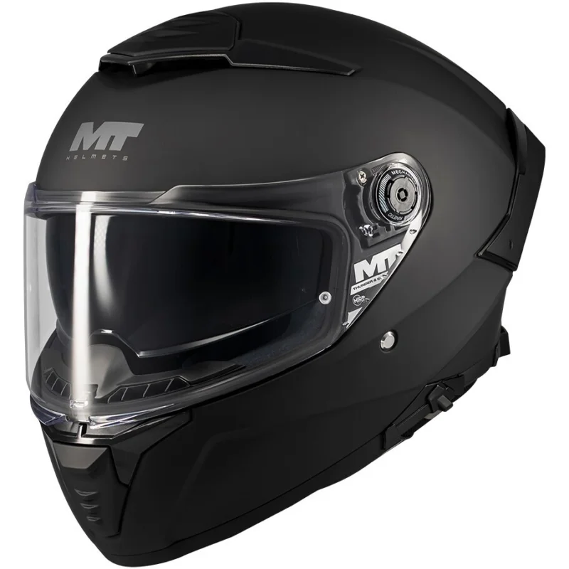 Popolare Casco Moto Integrale Mt Helmets THUNDER 4 SV PURE A1 Nero Opaco