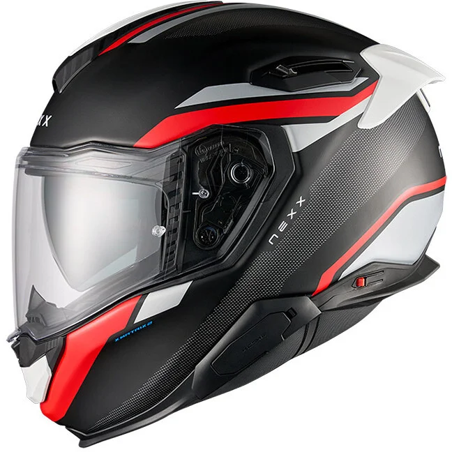 Casco Moto integrale Nexx X.TR Quanta Nero Rosso Bestseller