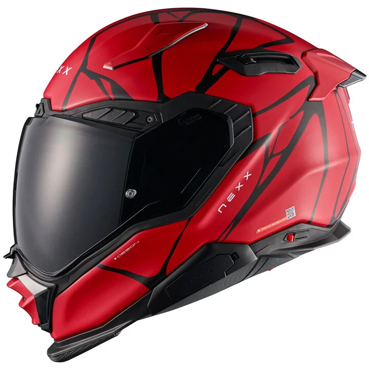 Prezzo Basso Casco Moto Integrale Nexx X.WST3 B-Side Rosso Nero