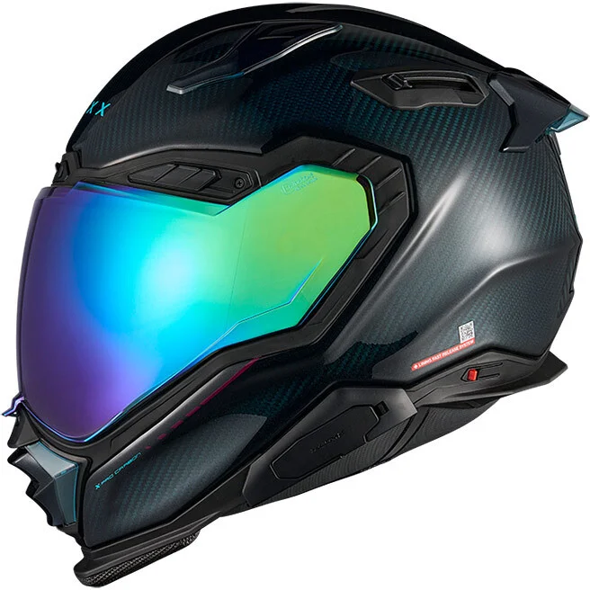 Casco Moto Integrale Nexx X.WST3 HADAL CARBON Blu Professionale