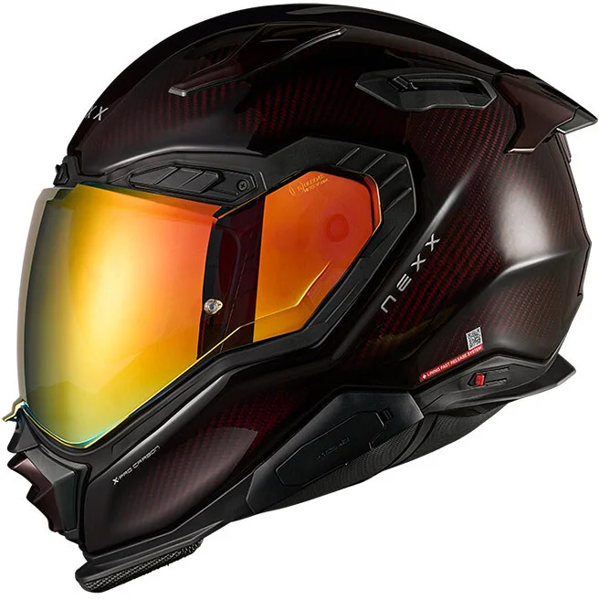 Prezzo Di Fabbrica Casco Moto Integrale Nexx X.WST3 LAVA Carbon Rosso