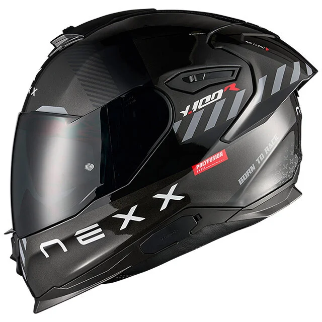Casco Moto Integrale Nexx Y.100R FADENero Rosso Soddisfatti O Rimborsati