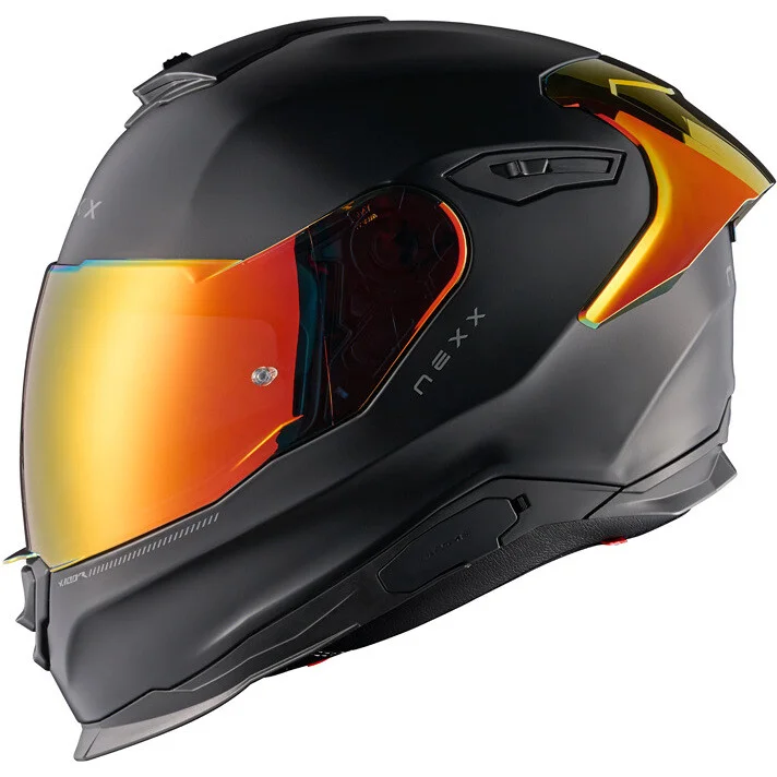 Casco Moto Integrale Nexx Y.100R Subsonic Nero Rosso Opaco Prezzo Scontato
