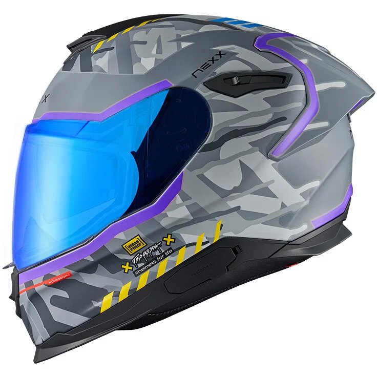 Novità Casco Moto Integrale Nexx Y.100R URBANGRAM Nardo Grigio Opaco