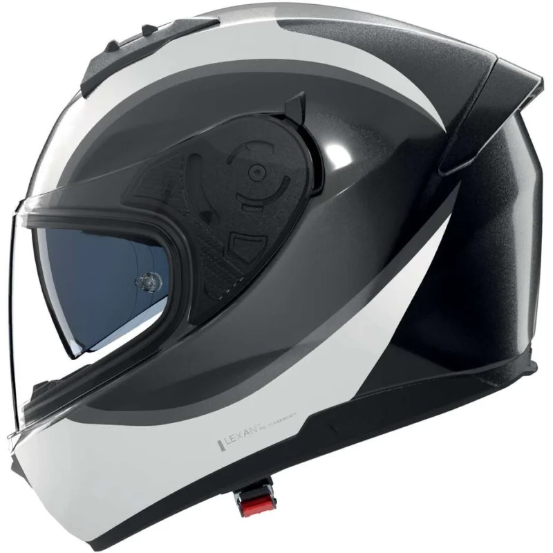 Promozione Esclusiva Casco Moto Integrale Nolan N60-6 BIFASE 350 Nero Bianco Metal