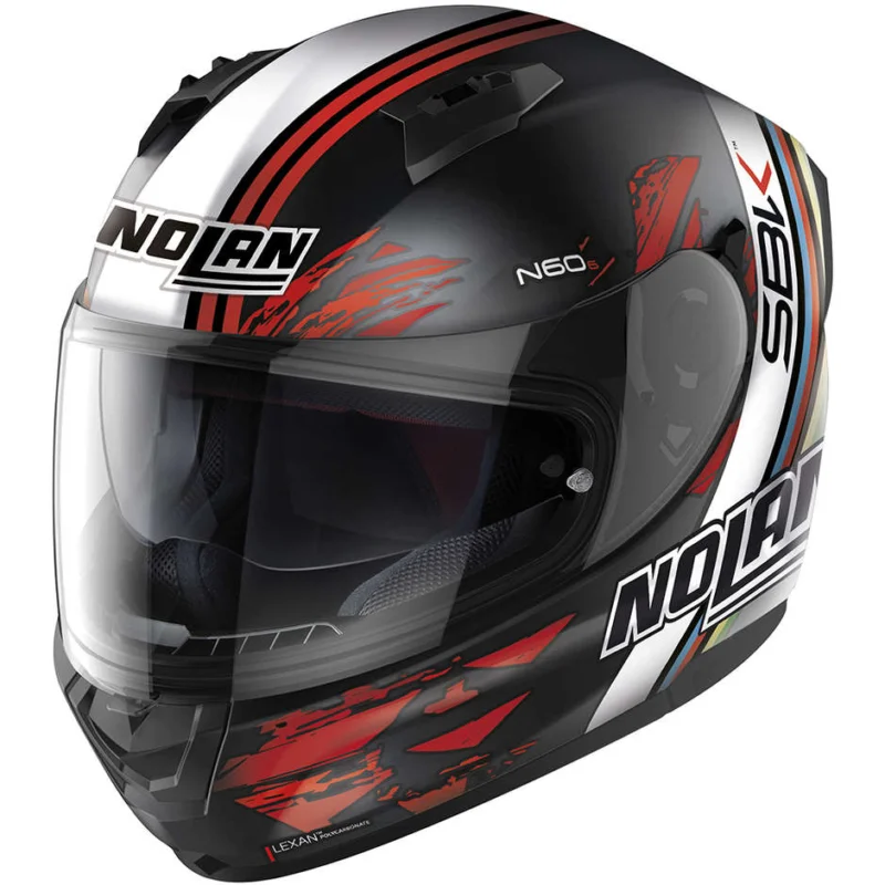 Casco Moto Integrale Nolan N60-6 SBK 056 Nero Opaco Consegna Rapida