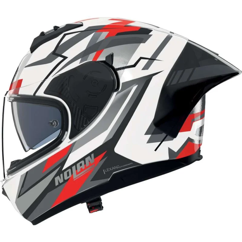 Casco Moto Integrale Nolan N60-6 SPORT CORSA 356 Bianco Nero Rosso Compra Adesso