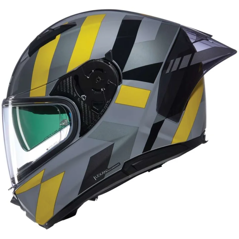 Casco Moto Integrale Nolan N60-6 SPORT DINAMICO 344 Grigio Giallo Nero Lucido Miglior Prezzo