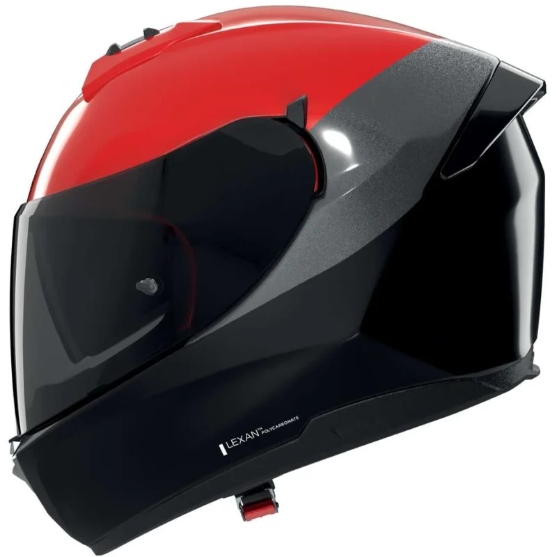 Più Venduto Casco Moto Integrale Nolan N60-6 VERNICIATURA SPECIALE 348 Nero Roso Antracite Lucido
