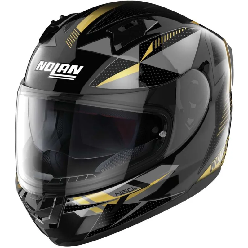 Vendita Finale Casco Moto IntegraleNolan N60-6 WIRING 075 Oro Silver