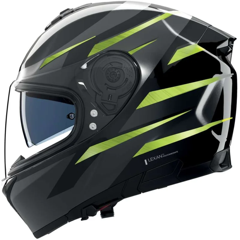 Casco Moto Integrale Nolan N80-8 FERVO 354 Nero Antracite Verde Impulso Lucido Promozione Esclusiva