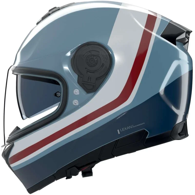 Miglior Prezzo Casco Moto Integrale Nolan N80-8 INCLINE 352 Blu Grigio Bianco Rosso Lucido
