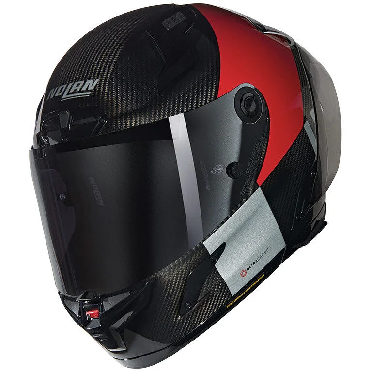 Miglior Prezzo Casco Moto Integrale Nolan X-804 RS COMBO GARA 351 Rosso Grigio Nero