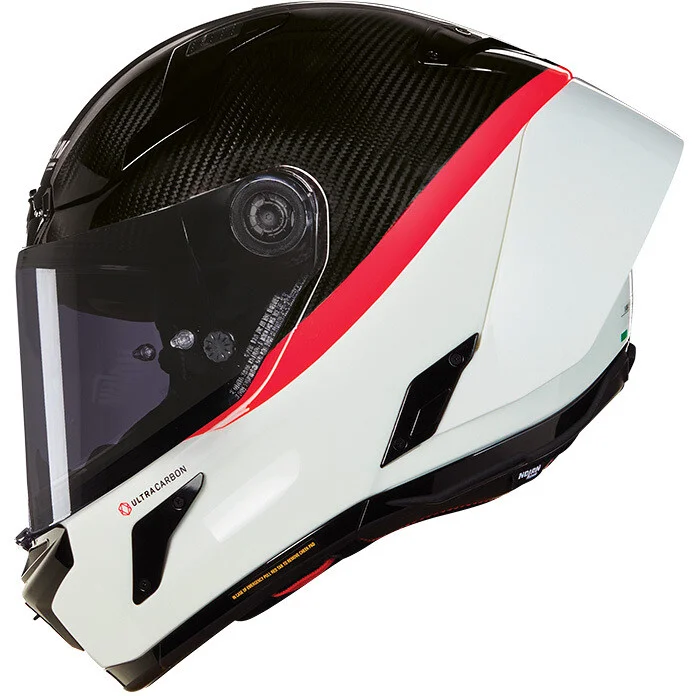 Ultimissimo Modello Casco Moto Integrale Nolan X-804 RS UC D.O.C. 346 Bianco