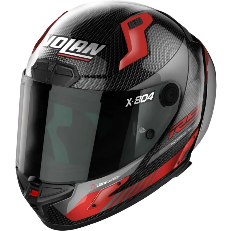 Casco Moto IntegraleNolan X-804 RS U.C. HOT LAP 013 Rosso Più Venduto