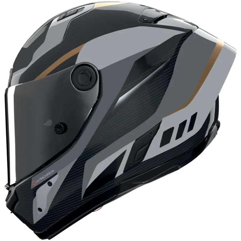 Casco Moto Integrale Nolan X-804 RS UC LESMO 361 Carbonio Nero Grigio oro Lucido Consegna Rapida